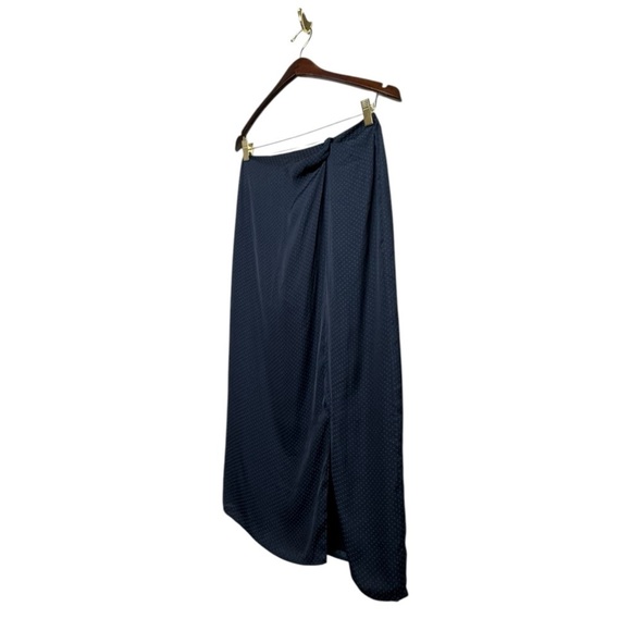 NWOT REVOLVE L’ACADEMIE Polka Dot Maxi Skirt Navy S - Picture 6 of 9